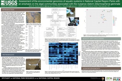 Assessment of Environmental Genomics of Aquatic Systems in National Capital Region Parks