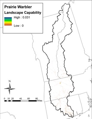 Landscape Capability for Prairie Warbler