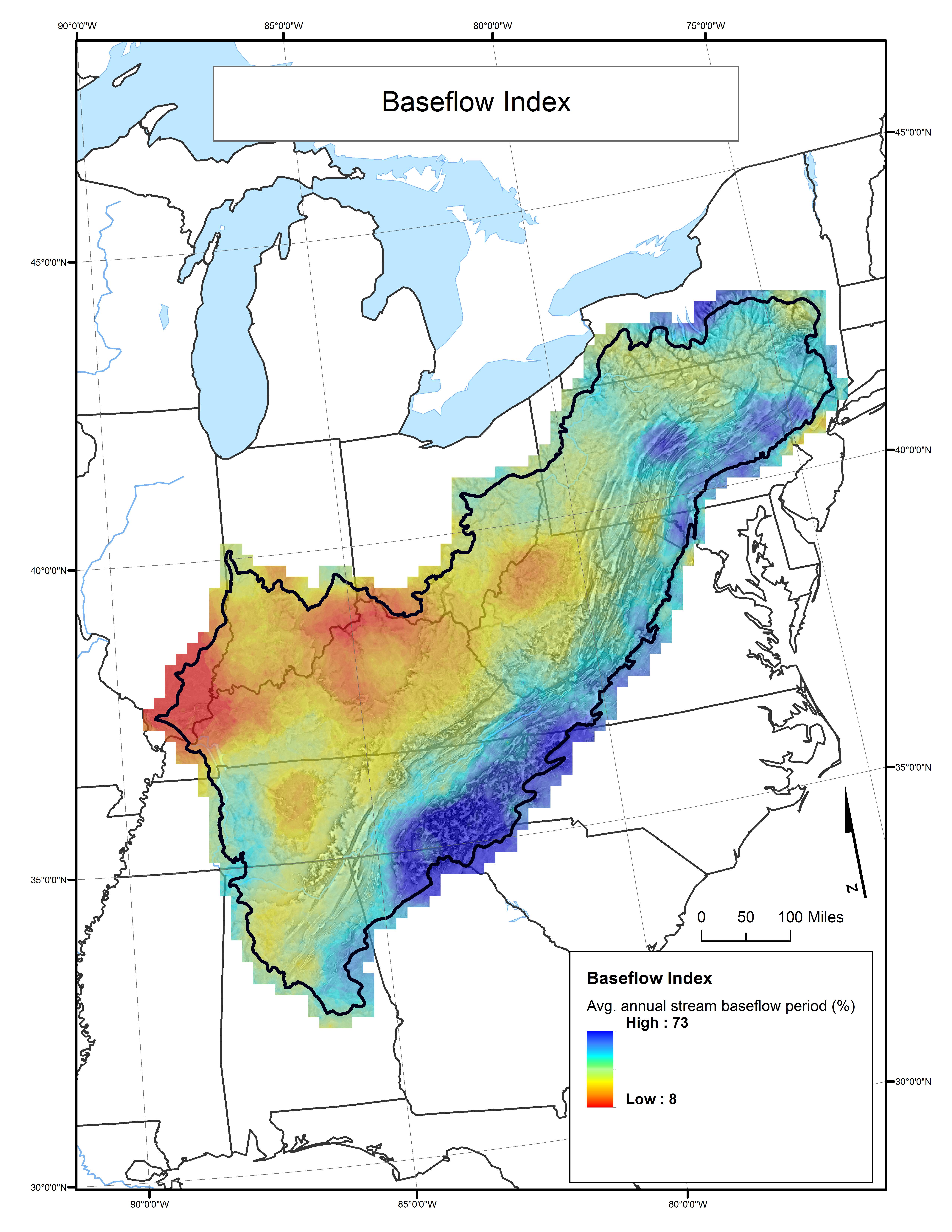 Stream Baseflow Index