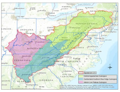 Appalachian LCC Subregions